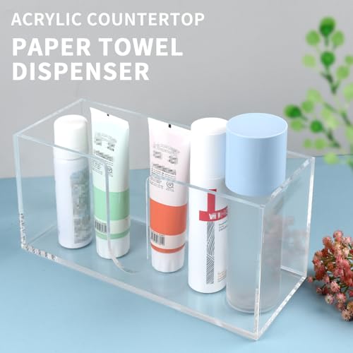 Acrylic Paper Towel Holder (Clear)