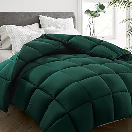 All Season Queen Size Bed Comforter (Emerald / Queen（88*88）)