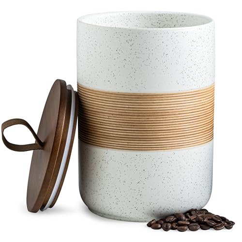 Large Coffee Container with Lid (White / 60 fl.oz)