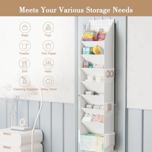 Shoe Storage Over the Door Shoe Organizer (White / 1 Pack)
