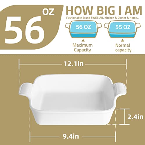 Sweejar Ceramic Baking Dish (Beige / Square 9IN)