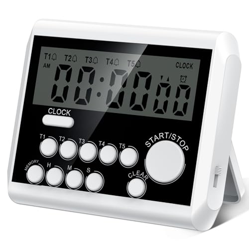 5 Channels Digital Kitchen Timer
