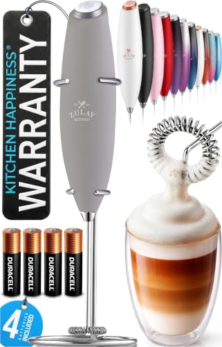Powerful Milk Frother Wand With Duracell Batteries