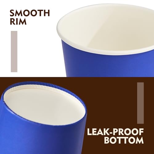 16 oz Coffee Cups with Lids (Blue / 16 oz)