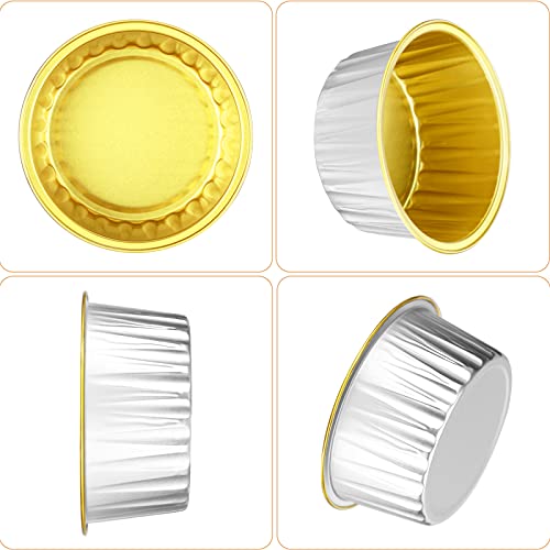 Cupcake Liners with Lids (Silver&Gold / 30pcs)
