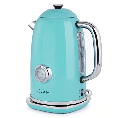 61oz Electric Kettle with Thermometer (Coastal Blue)