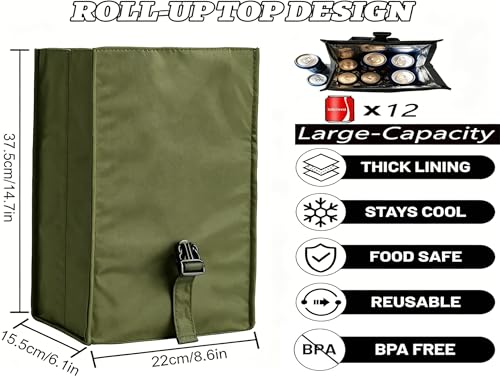 Insulated Foldable Lunch Bag