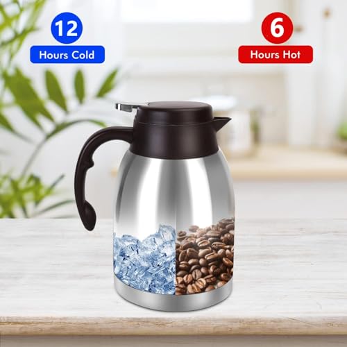 54oz Thermal Coffee Carafe (Silver)