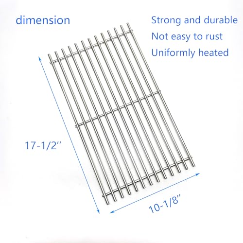 17.5" Stainless Steel Cooking Grates Replacement Parts for Weber Spirit 200 Series Spirit E