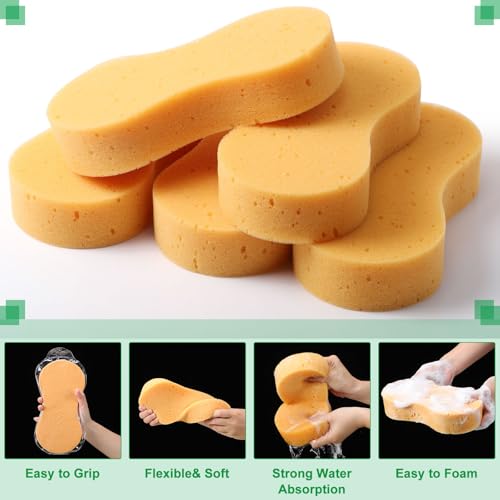 24 Pack Car Wash Sponges Large Sponges Bulk Big All (24 Count)
