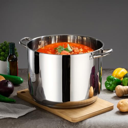 Stainless Steel Large Stock Pot (24 Quarts)