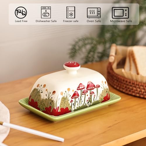 Ceramic Butter Dish with Lids