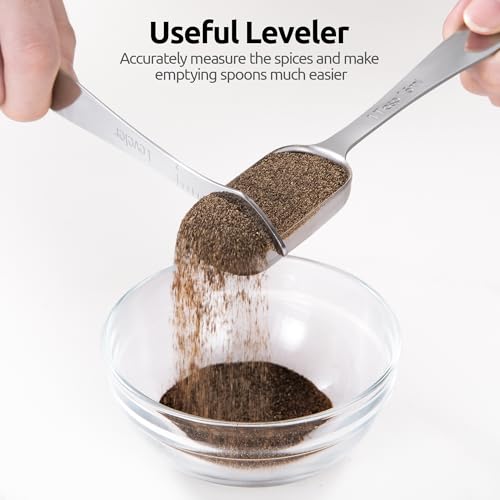 Narrow Square Measuring Spoons (6.6in)