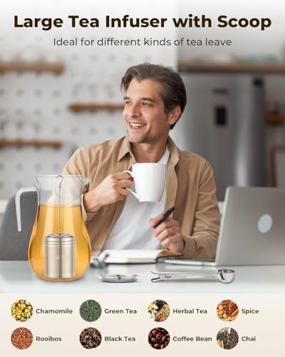 Large Tea Infuser with Scoop (Large×1)