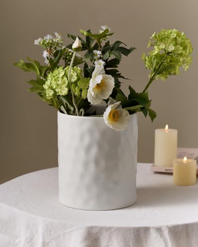 Ceramic Utensil Holder (Matte White)