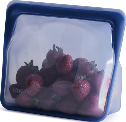 Premium Reusable Silicone Bag (Deep Ocean / Mid)
