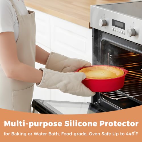 Springform Pan 9 Inch Spring Form Pan for Cheesecake with Protector (9")