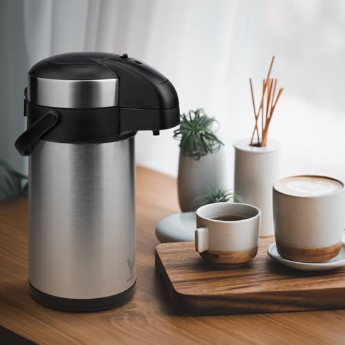 Airpot Coffee Dispenser with Pump (140 Ounces / 1 Pack)
