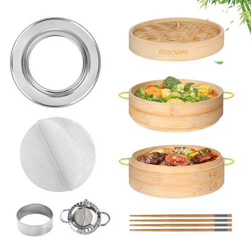 Bamboo Steamer 2 Tier 10