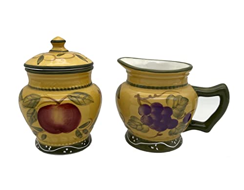 Ceramic Cream and Sugar Set