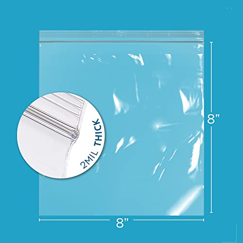 GPI 8" x 8" Zip Bags (100 Count)