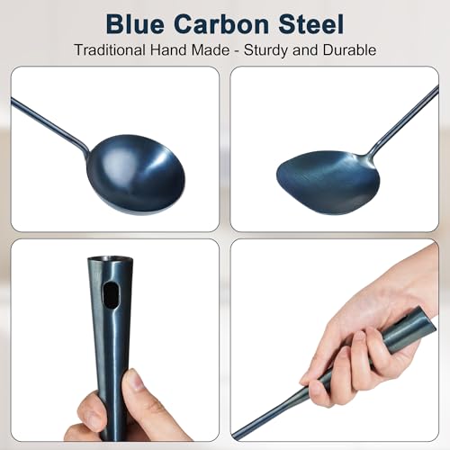 Traditional Hand Made spatula & Ladle Wok Tool Set