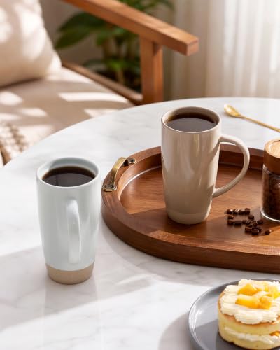 Milkyway Coffee Mugs (Milkyway-Cinnamon Brown and Light Gray / 2pcs)