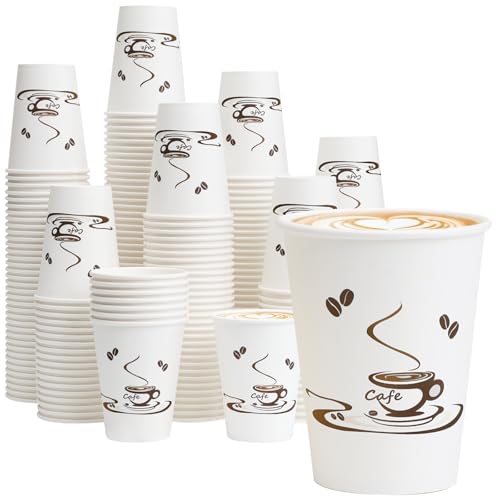 500 Pack 12 oz Coffee Cups (White / 12OZ-500PACK)