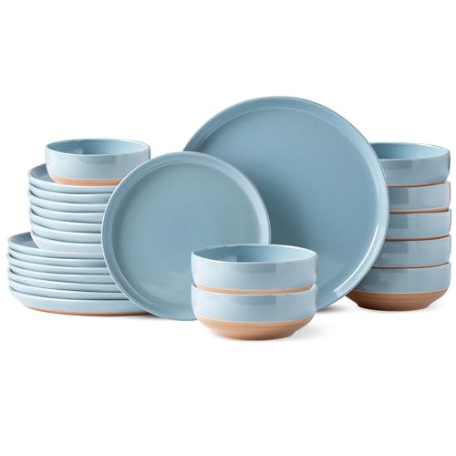 Dinnerware Sets for 8 (Stone Blue / Service For 8(24Pcs))