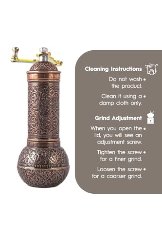 Decorative Manual Coffee Grinder (Copper)