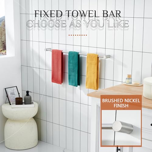 Bath Towel Bars Brushed Nickel Bathroom Towel Holder 32 (Brushed Nickel / 32-Inch)