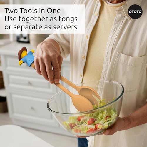 NEW OTOTO Sal Scarecrow Salad Tongs (Sal)