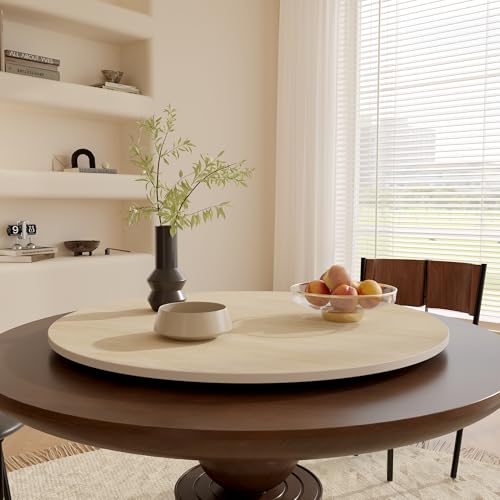 31.5" Sintered Stone Lazy Susan for Table Top (Yellow Cave Stones / 80CM)