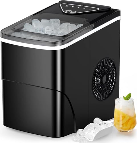 Countertop Ice Maker (Upgrade Black / 26.5 Lbs)
