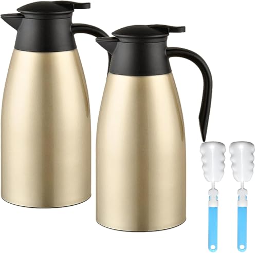 70 oz Thermal Coffee Carafe (gold+gold / 70 Ounces)