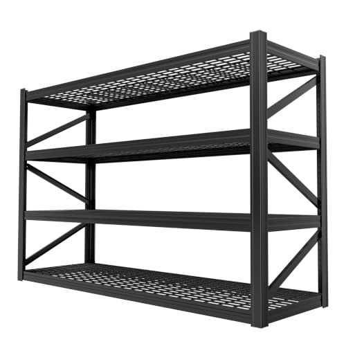 4 Tier Heavy Duty Garage Shelving (4T 70.8" W x 24" D x 70.8" H)