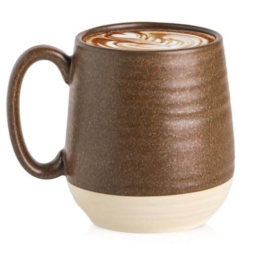 Large Ceramic Coffee Mug (Brown)