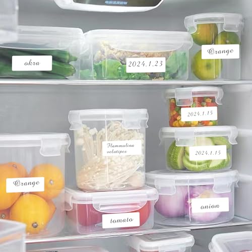 Removable Freezer Labels (White / 1×3 inch-2 rolls)