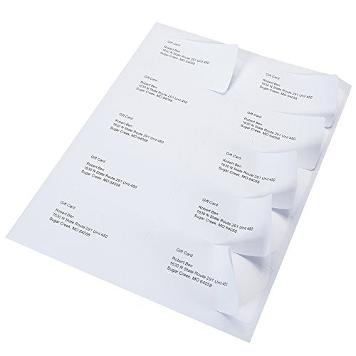 10 UP Sticker Labels (1000 Count)