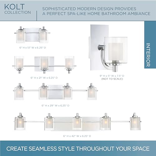 Kolt 29" LED Vanity Light (4-Light / Polished Chrome)