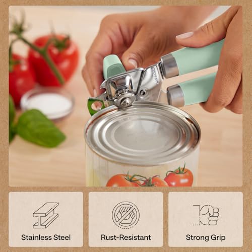 Upgraded Model Stainless Steel Manual Can Opener (Mint)