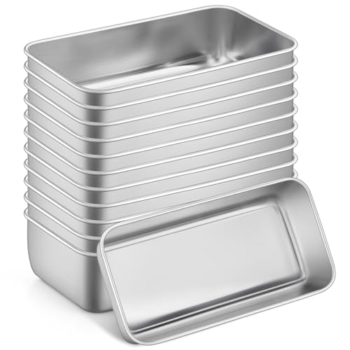 Loaf Pan 9 x 5 Inch Stainless Steel Bread Pan (12 Count)