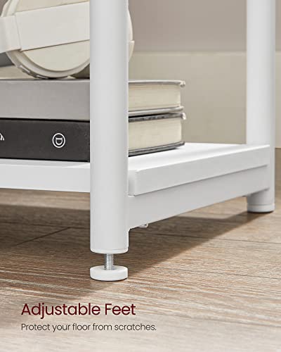 Side Table Small End Table (Cloud White)