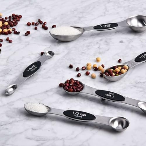 19 Pc Magnetic Measuring Cups and Spoons Set (19 Piece - Multicolor set)