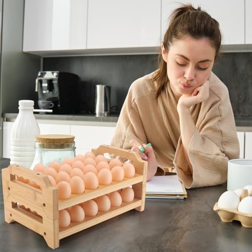 Egg Holder 2 Tier Egg Holder Countertop (2 Pack)