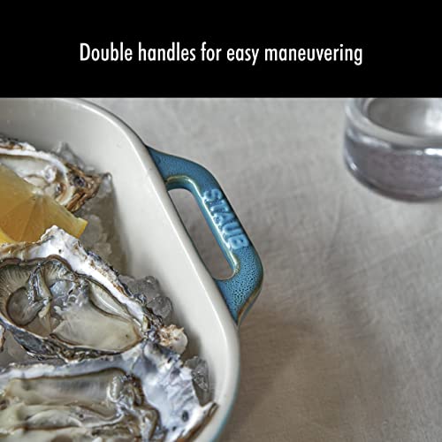 3 Pc Ceramic Baking Dish Set (3-pc / Rustic Turquoise)