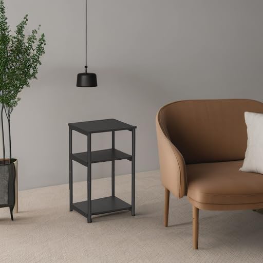 Side Table Small End Table (Ink Black)