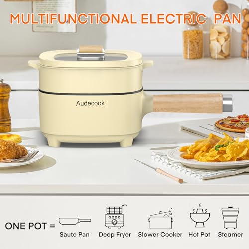 2L Electric Hot Pot (Beige / 2.1 Quarts)