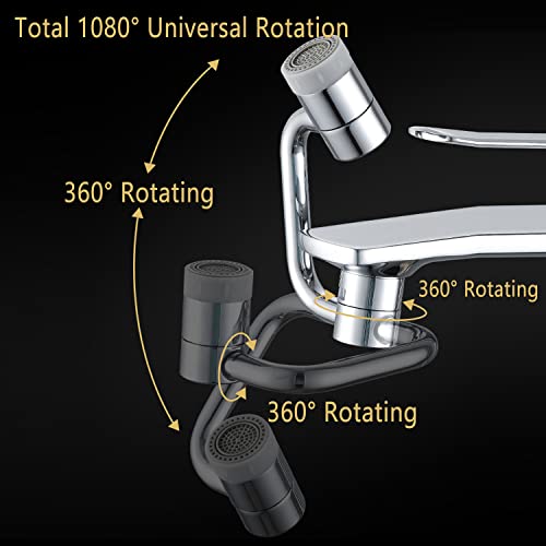 1080° Rotating Faucet Extender Aerator