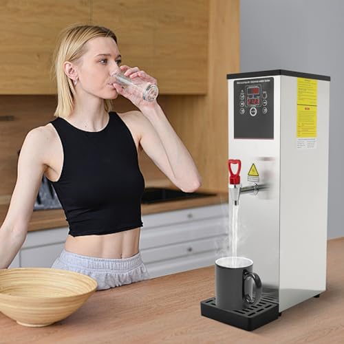 Step Heating Commercial Hot Water Dispenser (15L/3.96gal-2500W / Silver)